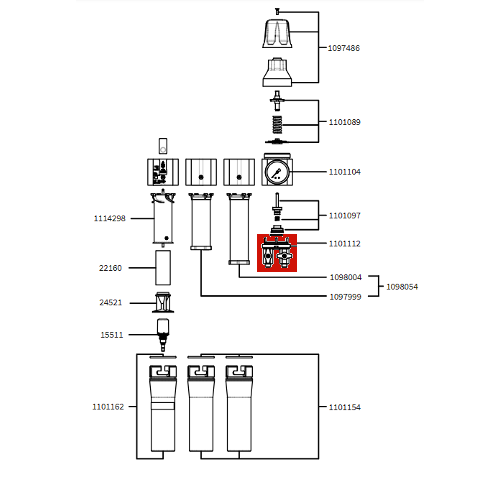 SATA Cover Unit with Ball Valves for SATA Series 500