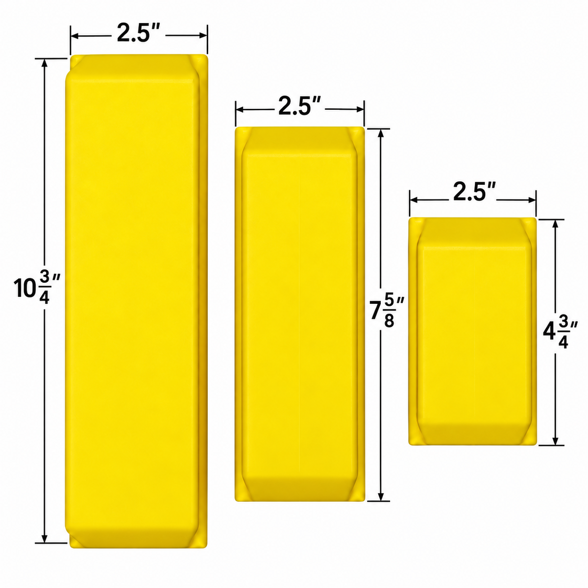 Sanding Block Kit Hook & Loop (3-Piece Set)