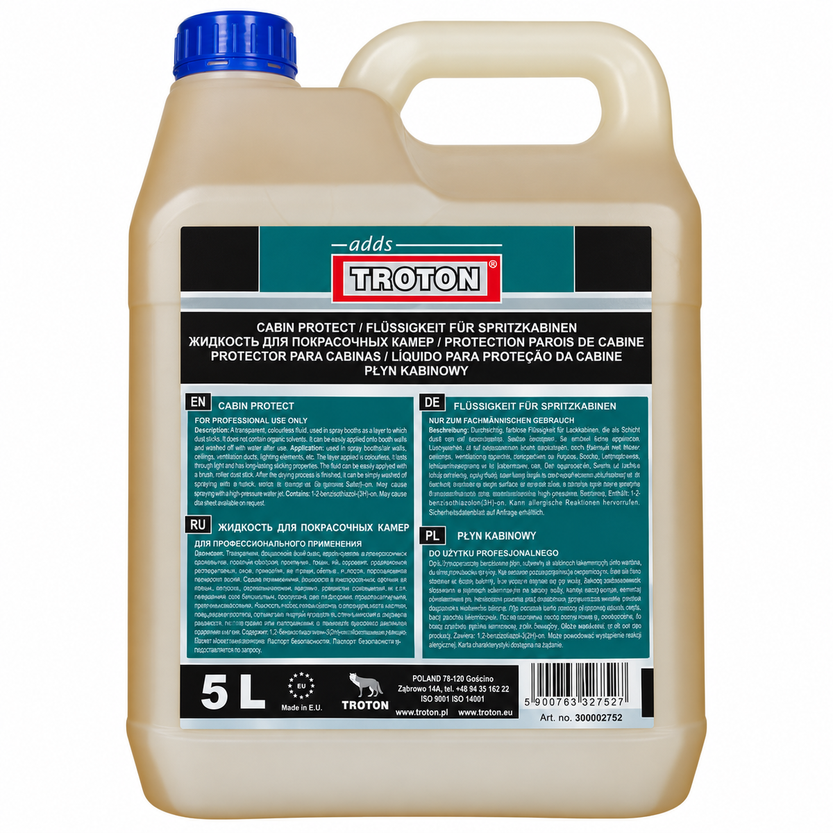 Spray Booth Protection Fluid 5L
