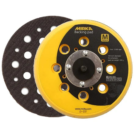 Tampon de protection MIRKA 5" 28 trous avec protection de tampon, 915GV28