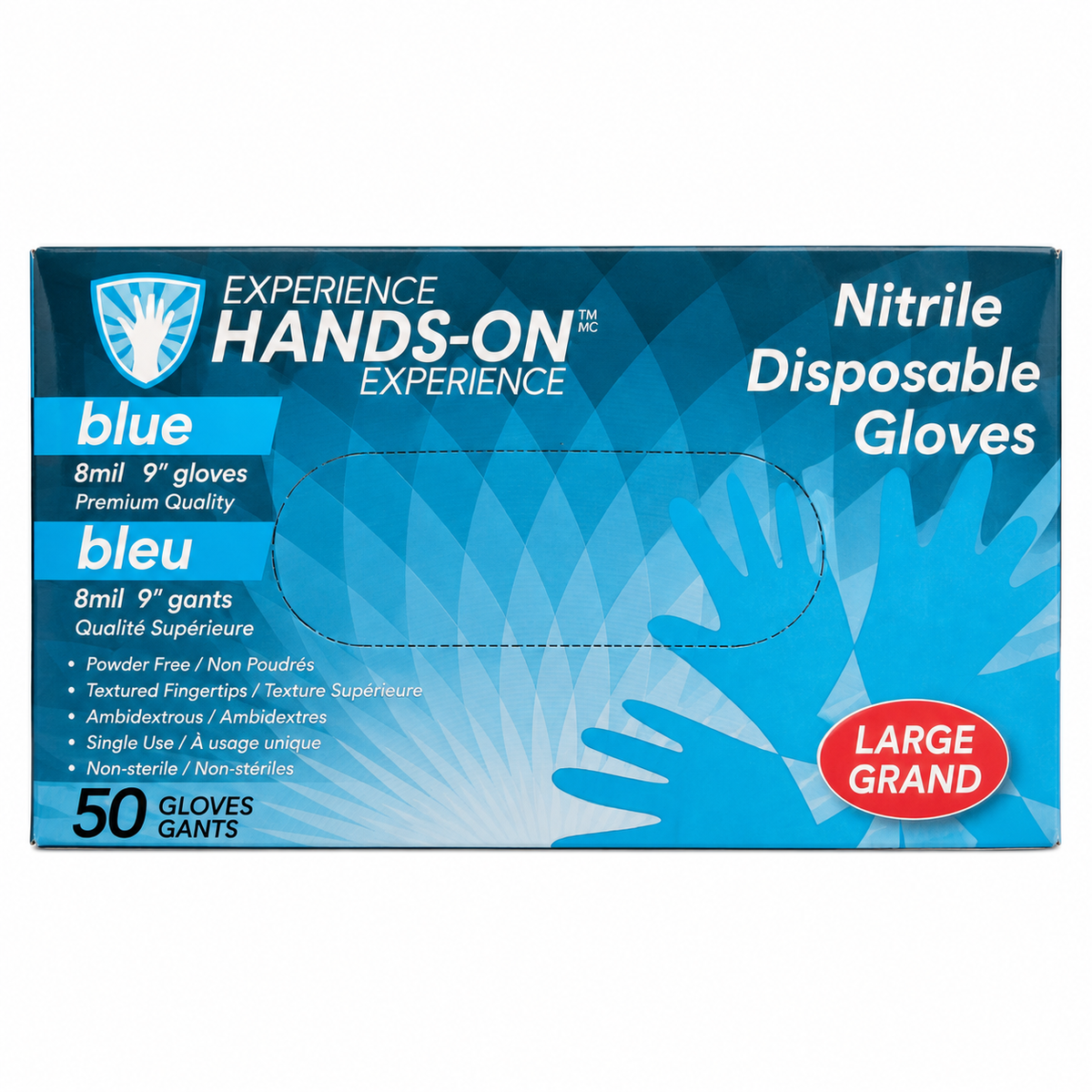 Nitrile Disposable Gloves Heavy-Duty 8mil, 50/pack