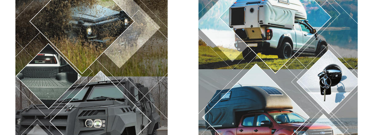 Kit de revêtement protecteur en polyuréthane 2K Rangers