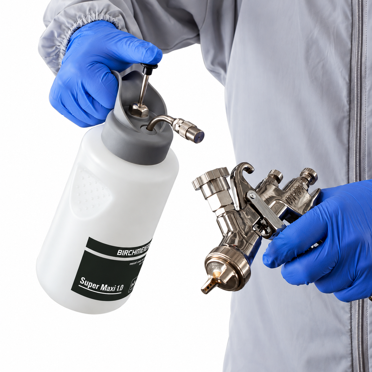 Resistant sprayer for brake cleaners and aggressive solvents Super Maxi 1.0