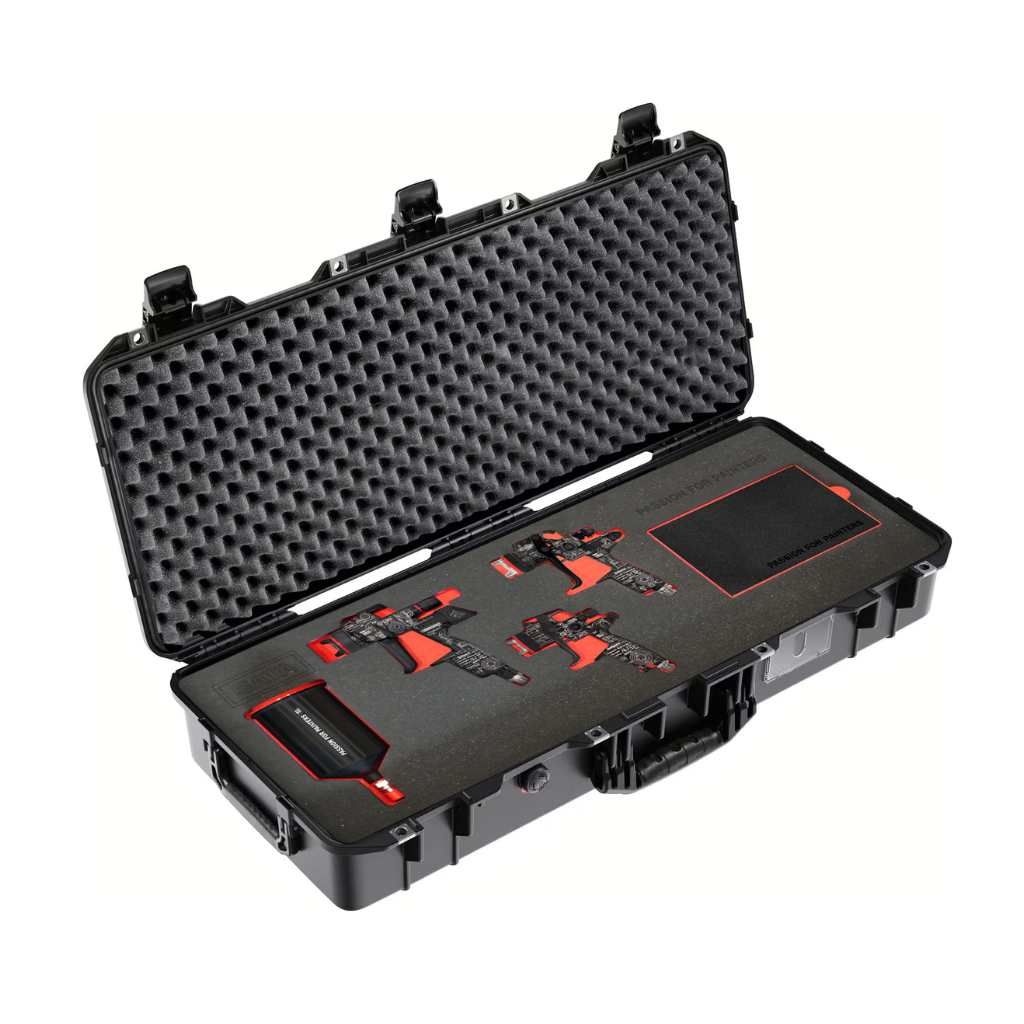 Sata Case, black (820 x 370  x 185) including insert with nubs, 100 Years Edition