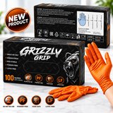 Grizzly Grip Stealth 8 Mil Disposable Gloves 100/Box