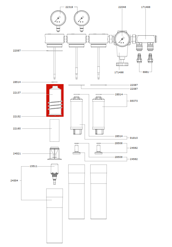 Séparateur cyclonique SATA pour filtres SATA séries 100, 200, 300 et 400