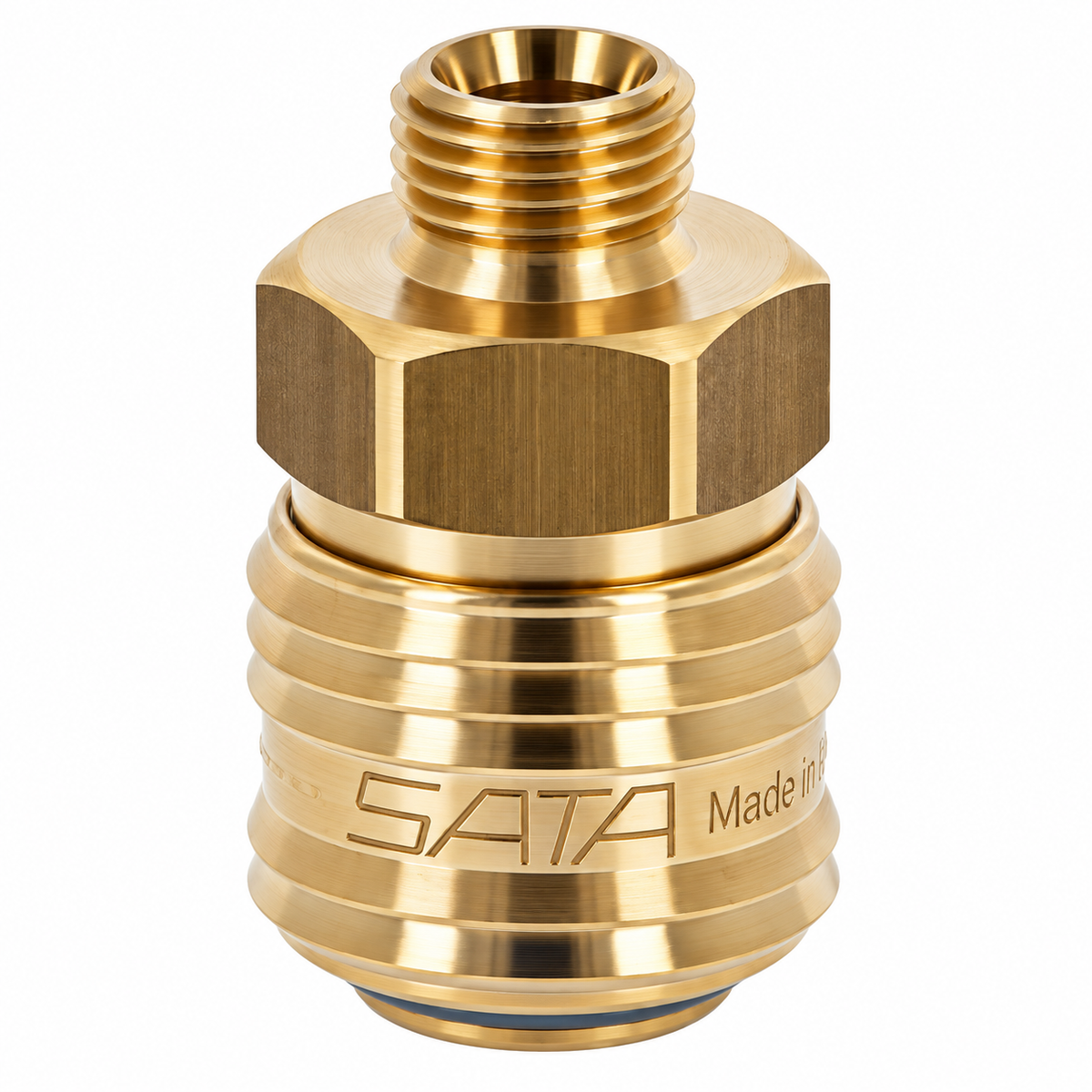 SATA 1/4″ BSP Male HVLP/Euro Coupling/Receiver