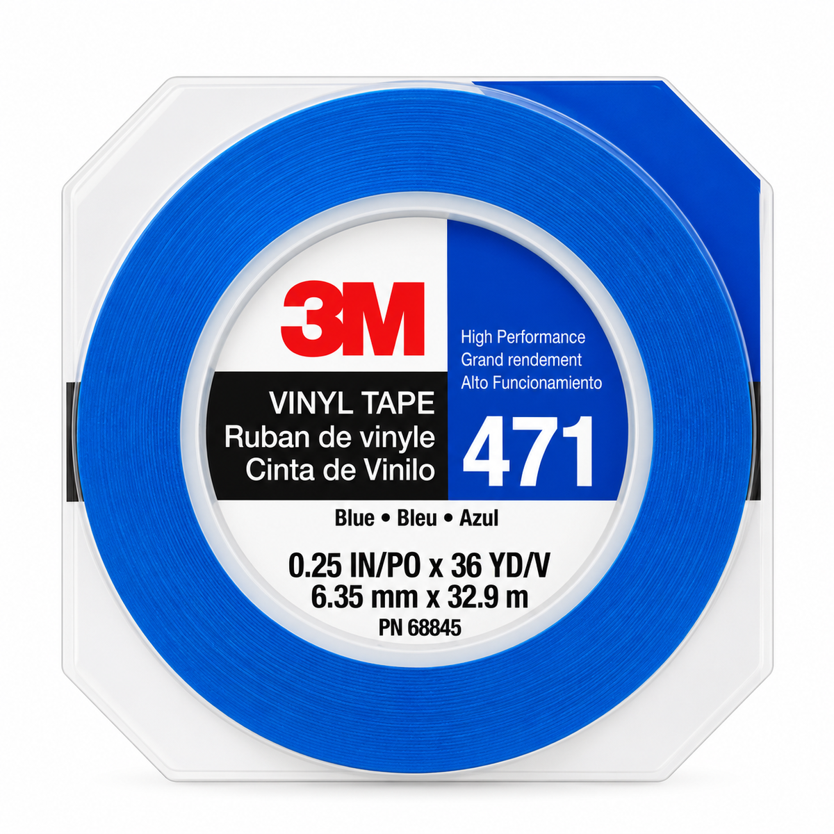 Vinyl Tape 3M™ 471 (6.35mm x 32.9m)