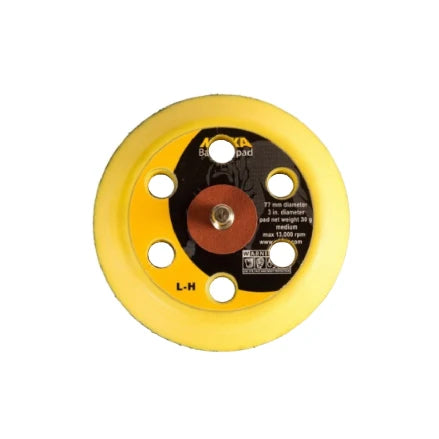 MIRKA 3" 6-HOLE GRIP BACKUP PAD, 913GV