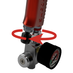 Sagola RC2 Air Flow Regulator with Analogue Pressure Gauge