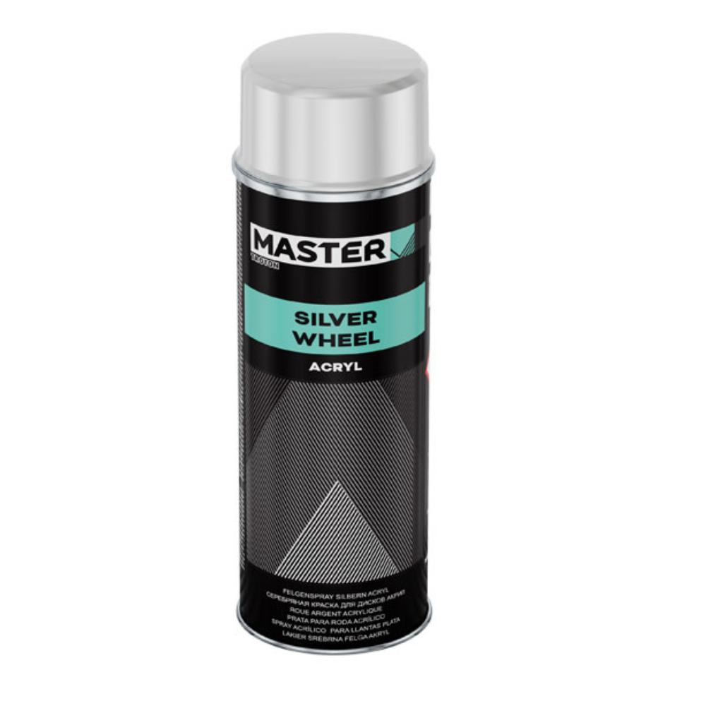 Peinture acrylique MASTER pour jantes argentées