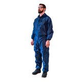 Combinaison de peinture EPI unisexe - Combinaison à capuche de couleur bleu marine pour une protection complète du corps
