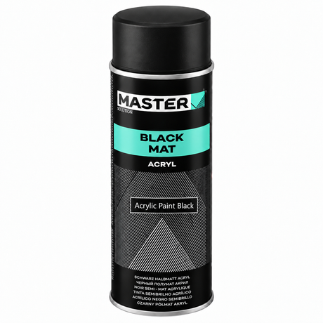Paint Black Spray 1K 500ml MASTER