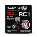 Sagola RC1 Flow Regulator with Pressure Gauge