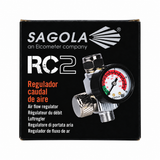 Sagola RC2 Air Flow Regulator with Analogue Pressure Gauge