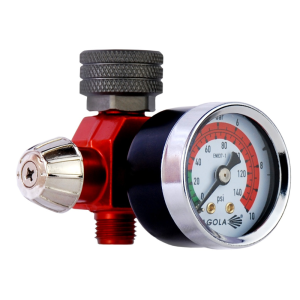 Sagola RC1 Flow Regulator with Pressure Gauge